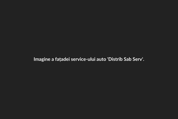 Fațada service-ului auto Distrib Sab Serv